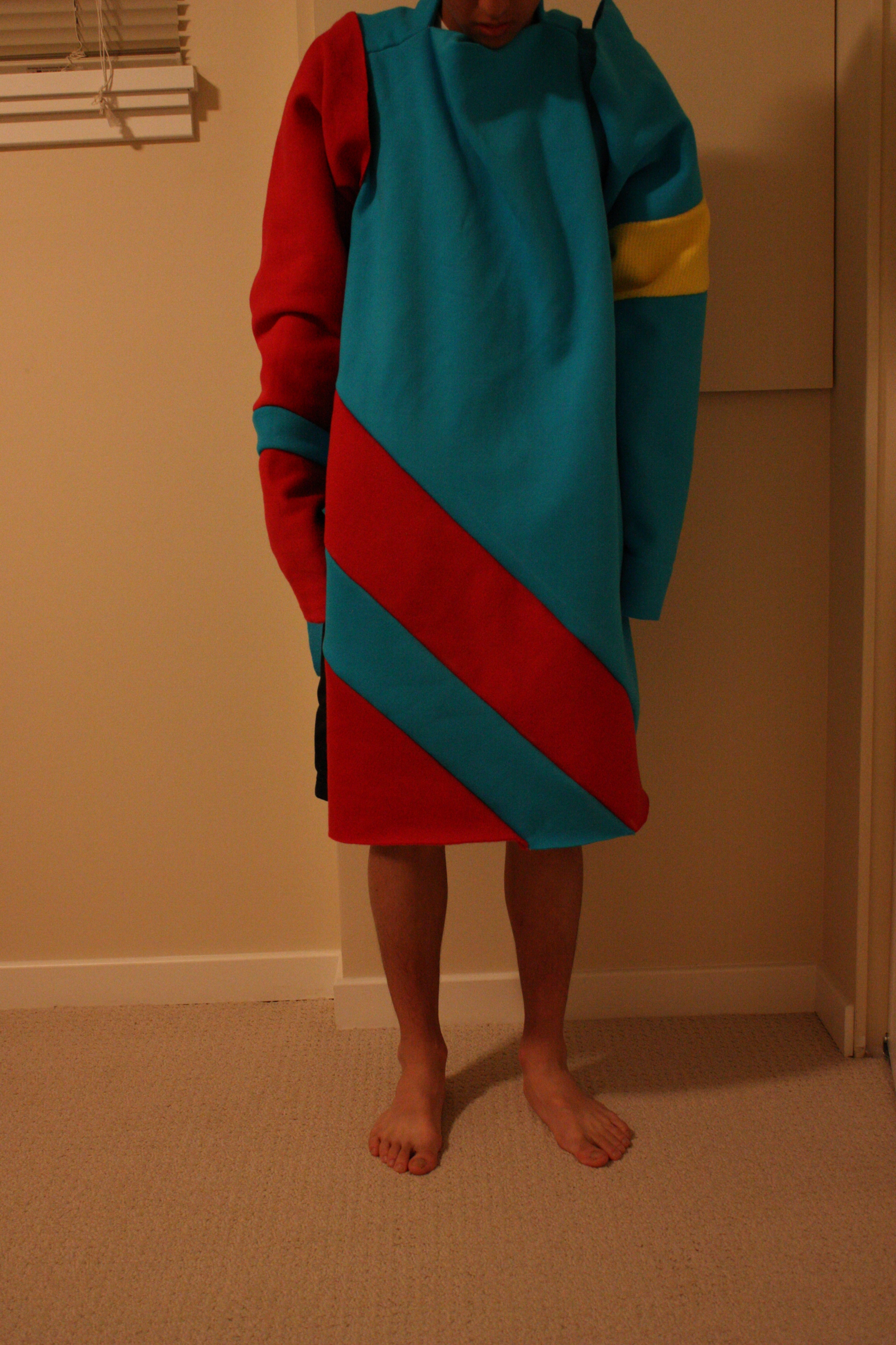 Homemade hoodie underway 3