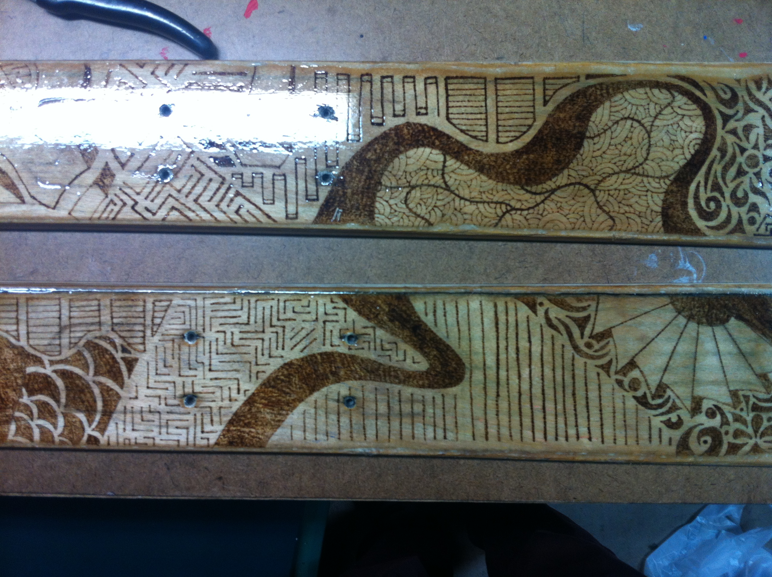 Homemade Line Afterbang graphics