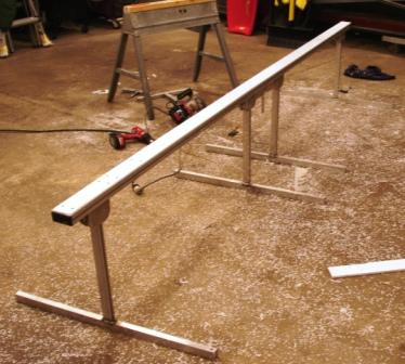 Homemade Portable  Railslide