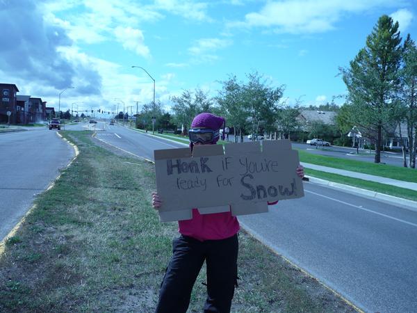 HONK IF YOUR READY FOR SNOW!!