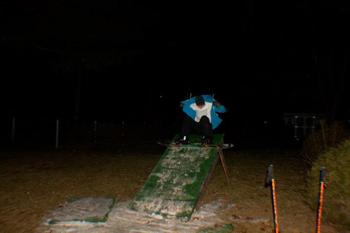 Hood up, Top of the drop