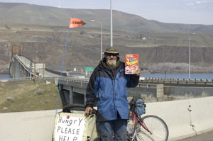 Hooked the homeless man some fruity pebbles