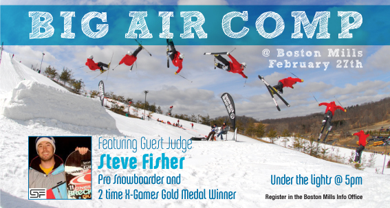 Hope on the Slopes BIG AIR Comp at Boston Mills