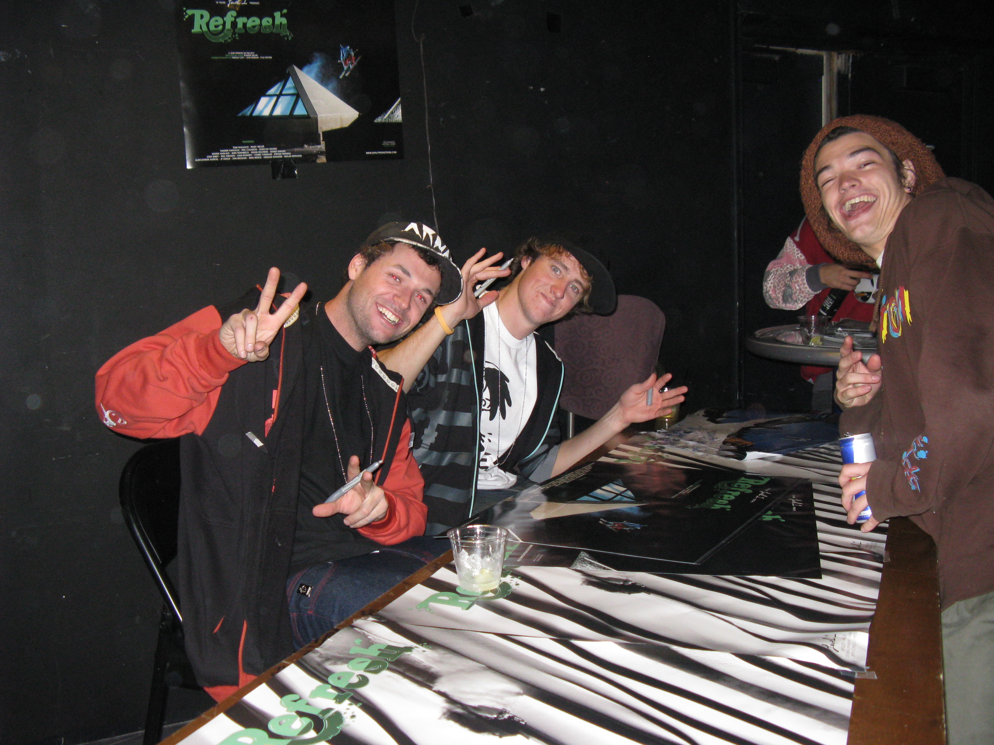 Hornbeck, Wallisch signing at the MWSFF