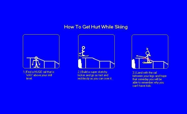 How to Get Hurt While Skiing