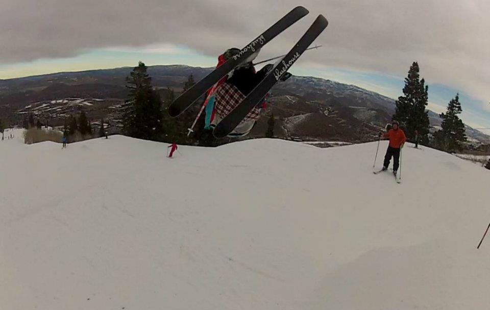 Hucking a rodeo 5 up at Eaglet for kicks