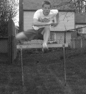 HURDLER IN TRAINING