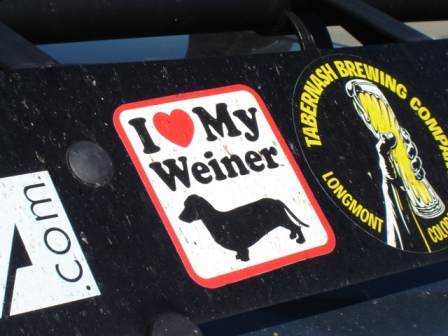 I <3 my weiner--the dog sicko