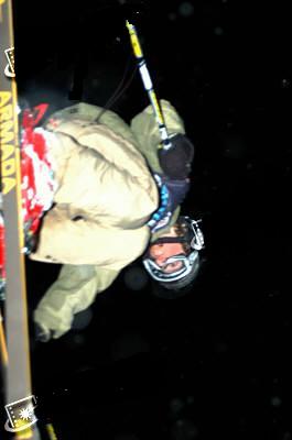 I almost hit the camera man