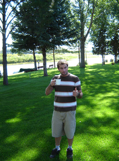 I approve of the coffee out here in the countryside