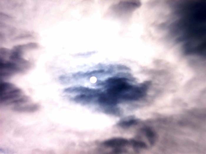 I didn't even touch this picture! It's the sun