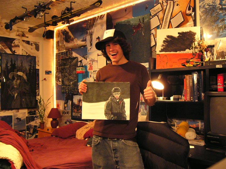 I don't photoshop my paintings!!