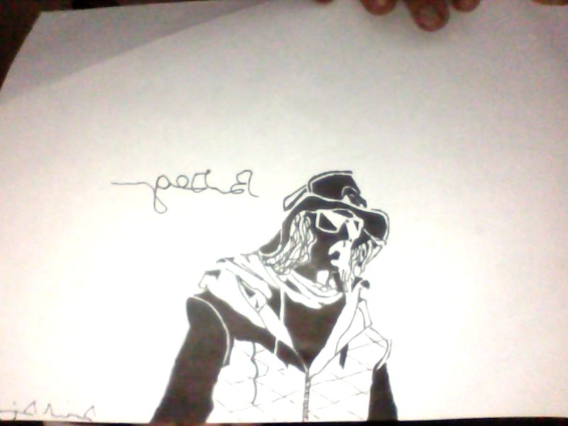 I drew a dog last night.