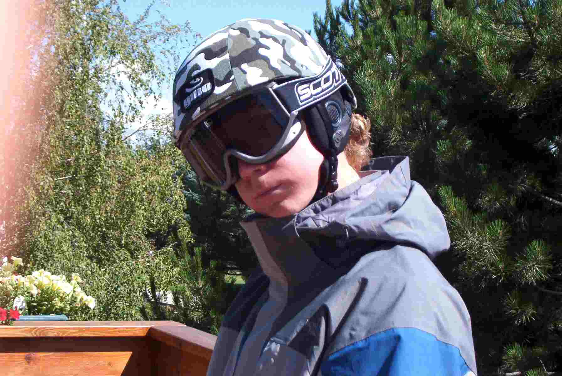 I felt like getting my ski stuff on, just for fun :-D