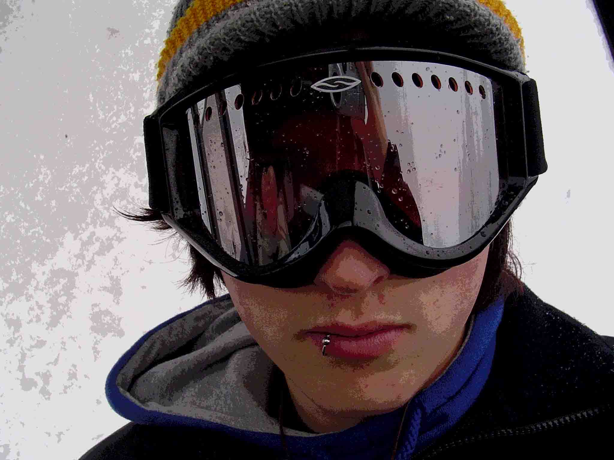 I go skiing ....
