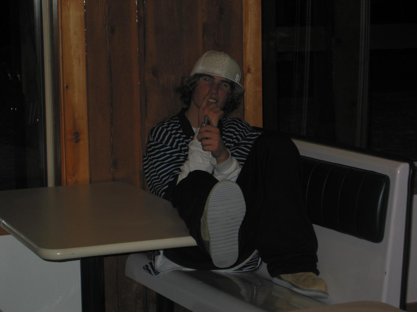 I got caught pickin my nose again