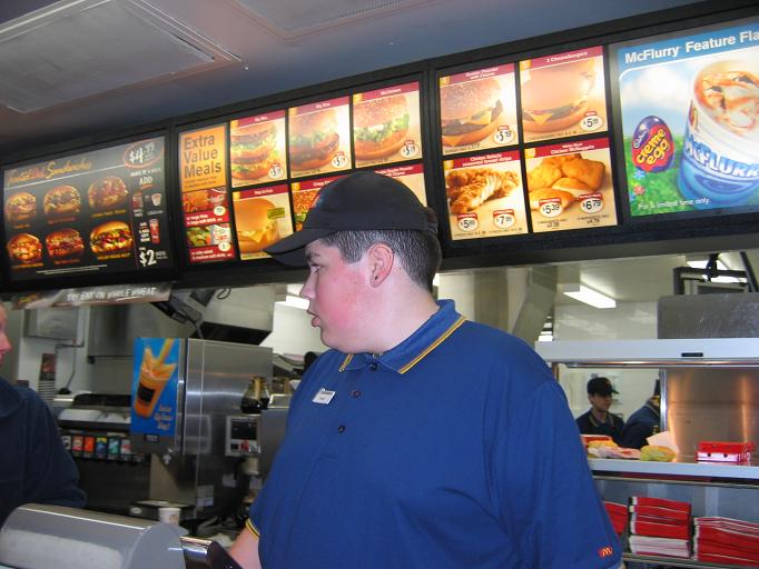 I guess he didnt want his photo taken