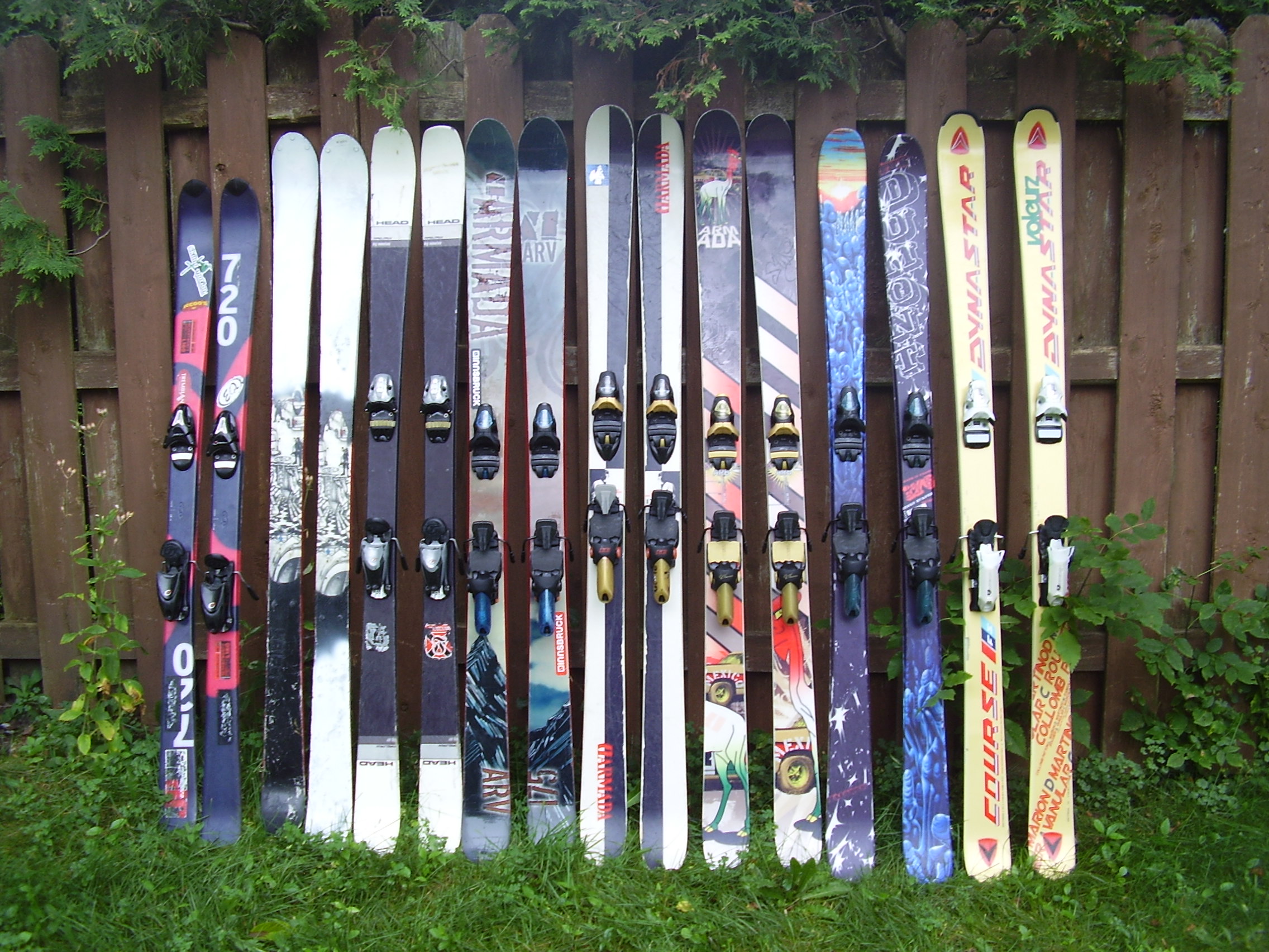 I have too many pairs of skis