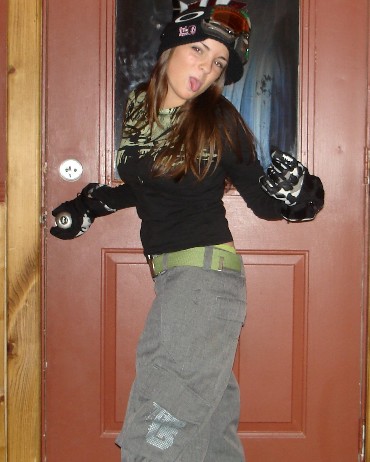 I like sticking out my tongue