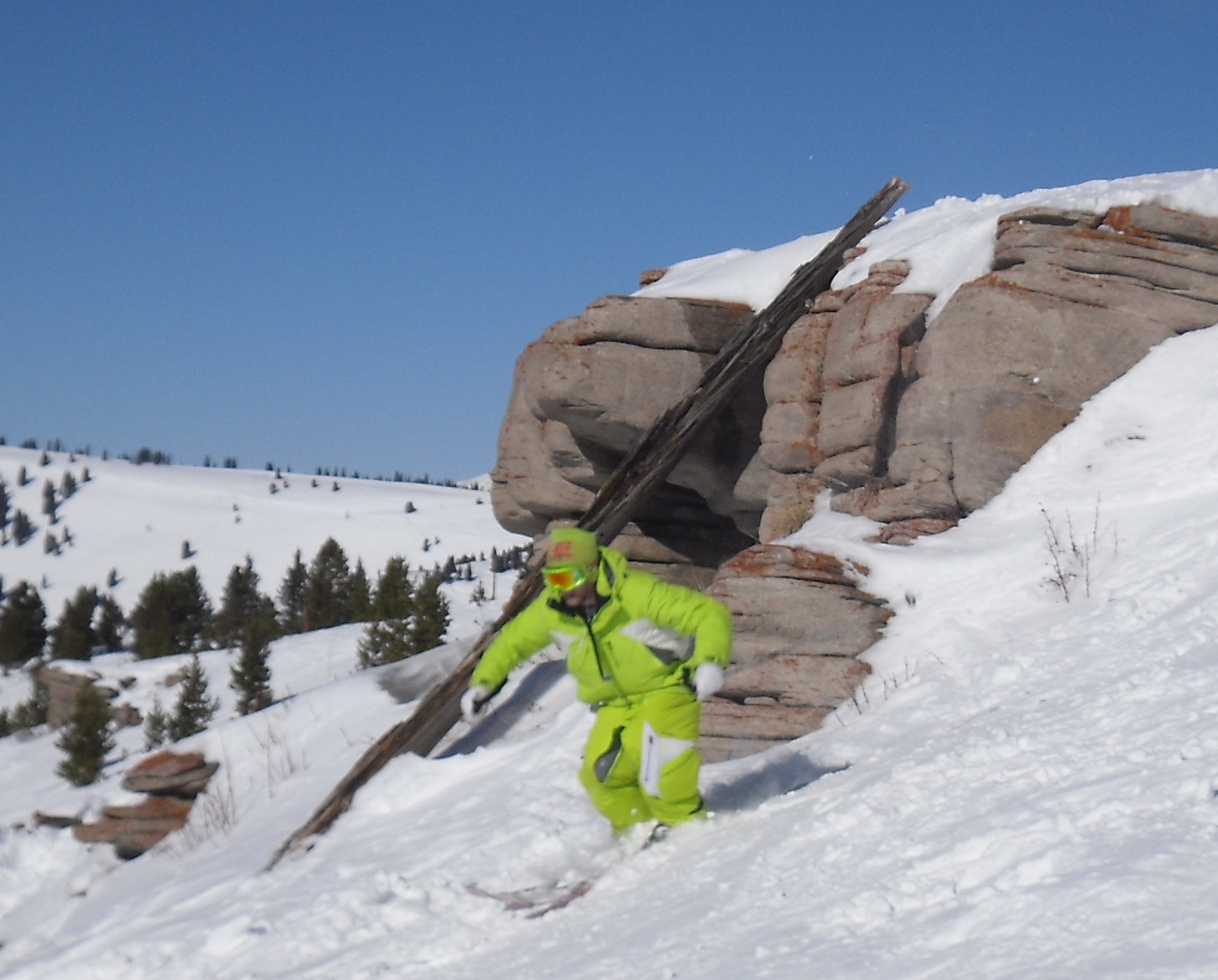 I like to jump off of shit