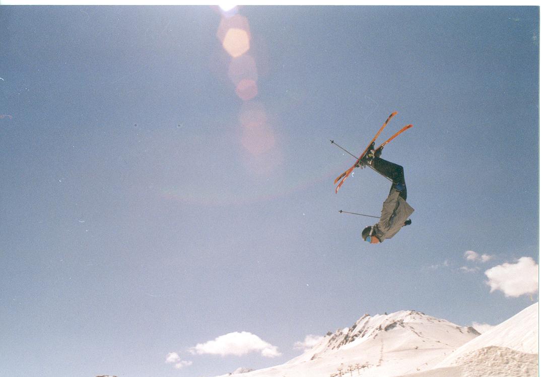 I love this photo of a backflip