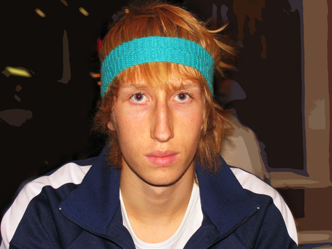 i made my headband a tad small