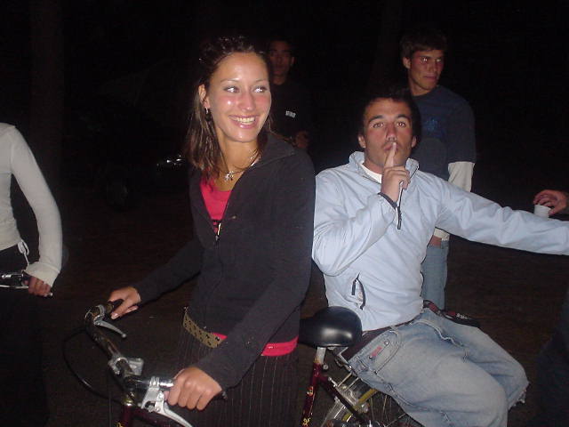 I only remember to be drunk, ahh, look my red cheeky!Too much drink I think!