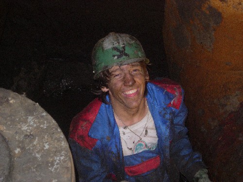 I sink down on chocolate