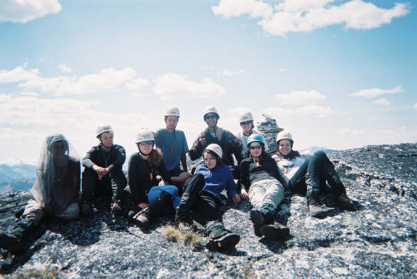 i went on a 3 week mountaineering trip in BC this summer. this was our first summit