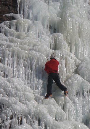 Ice climbing, Bon Echo