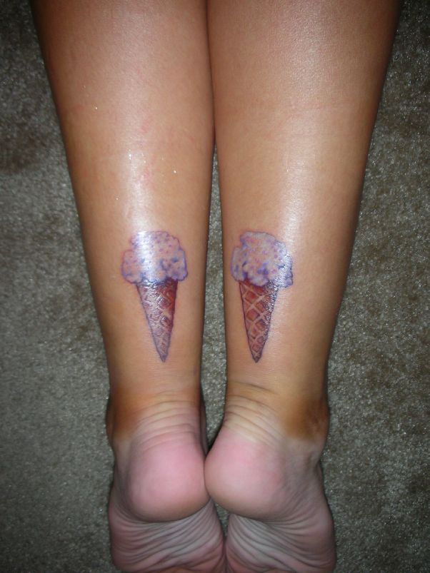 Ice cream cones are so hardcore