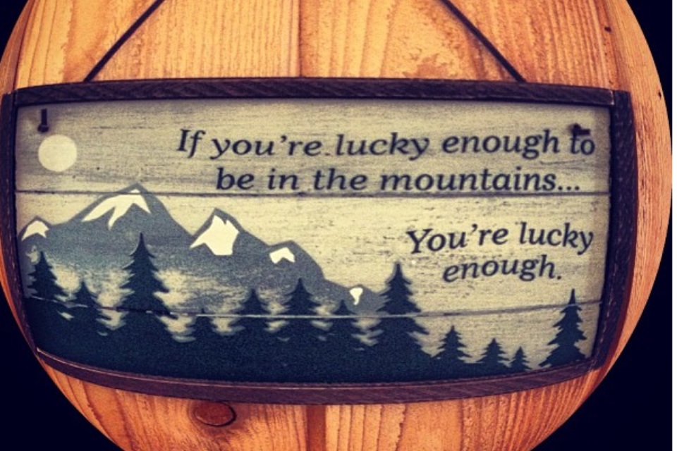 If your lucky enough...