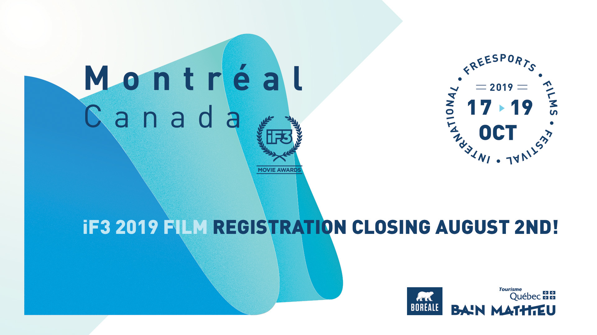 iF3 2019 Film Registration Closing date