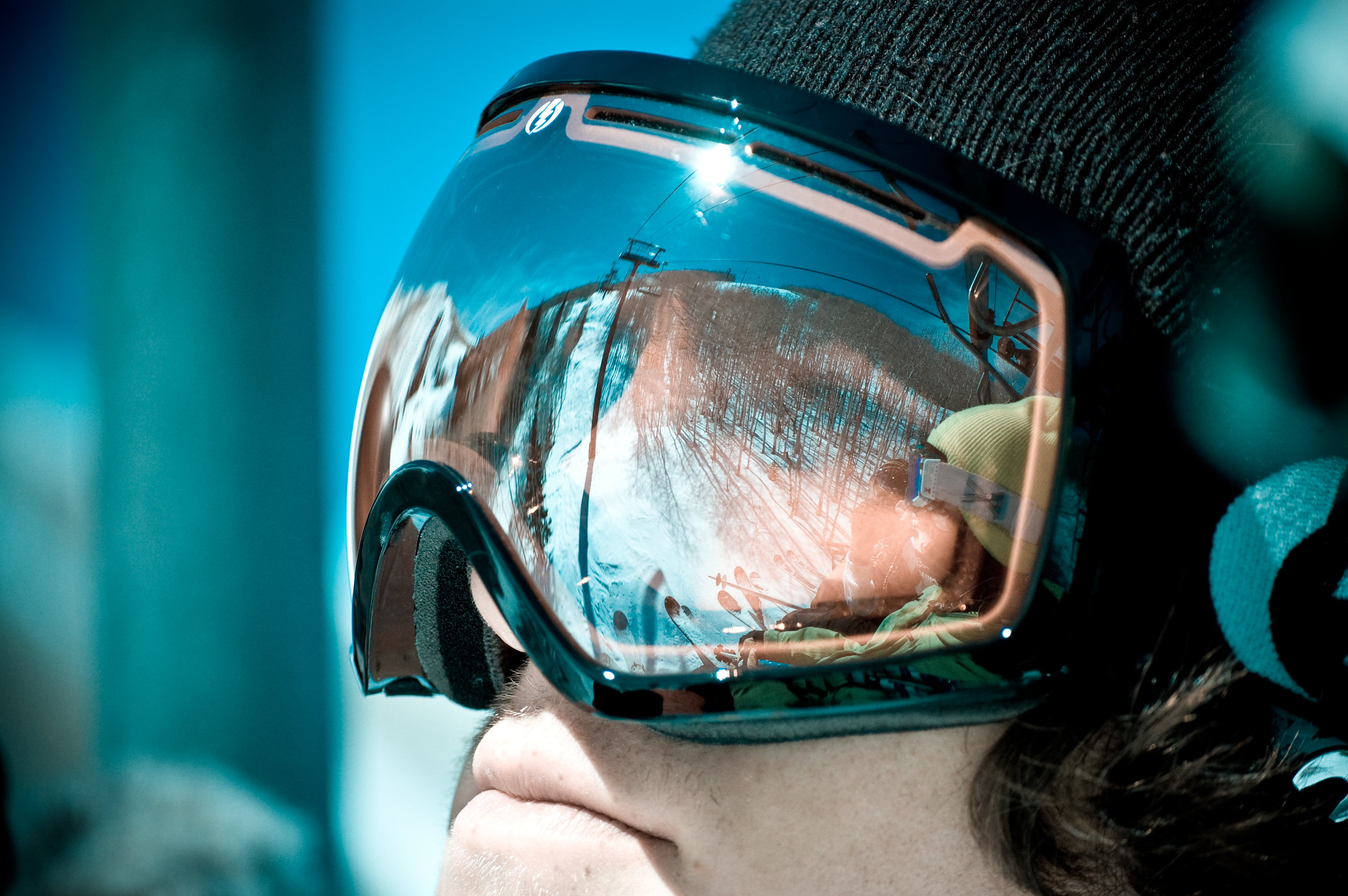 I'm trying to ski away the part of the day I can't sleep away