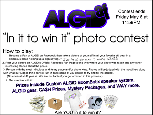 In it to win it photo contest