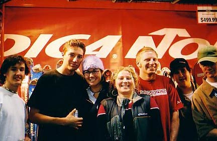 In the Corbett's area at the Toronto Ski Show