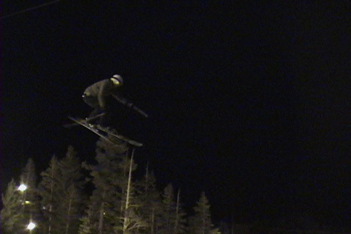 in the trees. bad video capture.