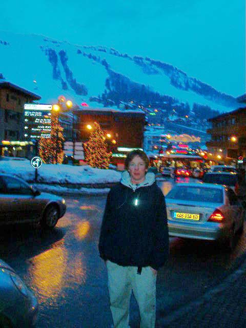 in the village, this place is the largest ski area in the world, its CRAZYYY