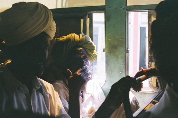 Indian's blazing on the bus