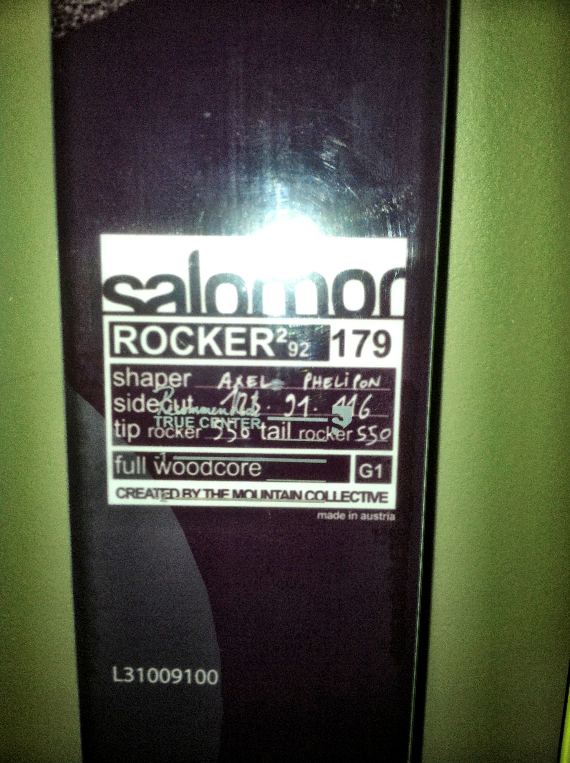 Info of 2013 Rocker2 92s