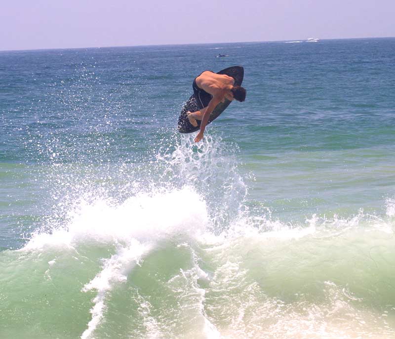 insane skimboard air