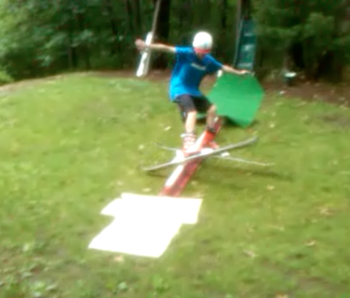 Insanely sketchy backyard setup.