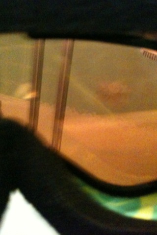 Inside shot of scratched up part