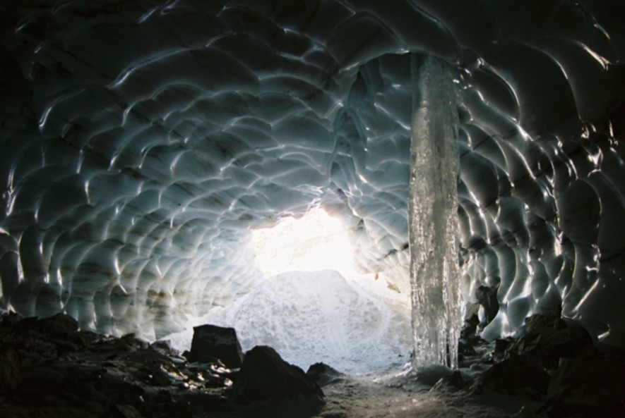 Inside the Crevasse at Whistler (different)