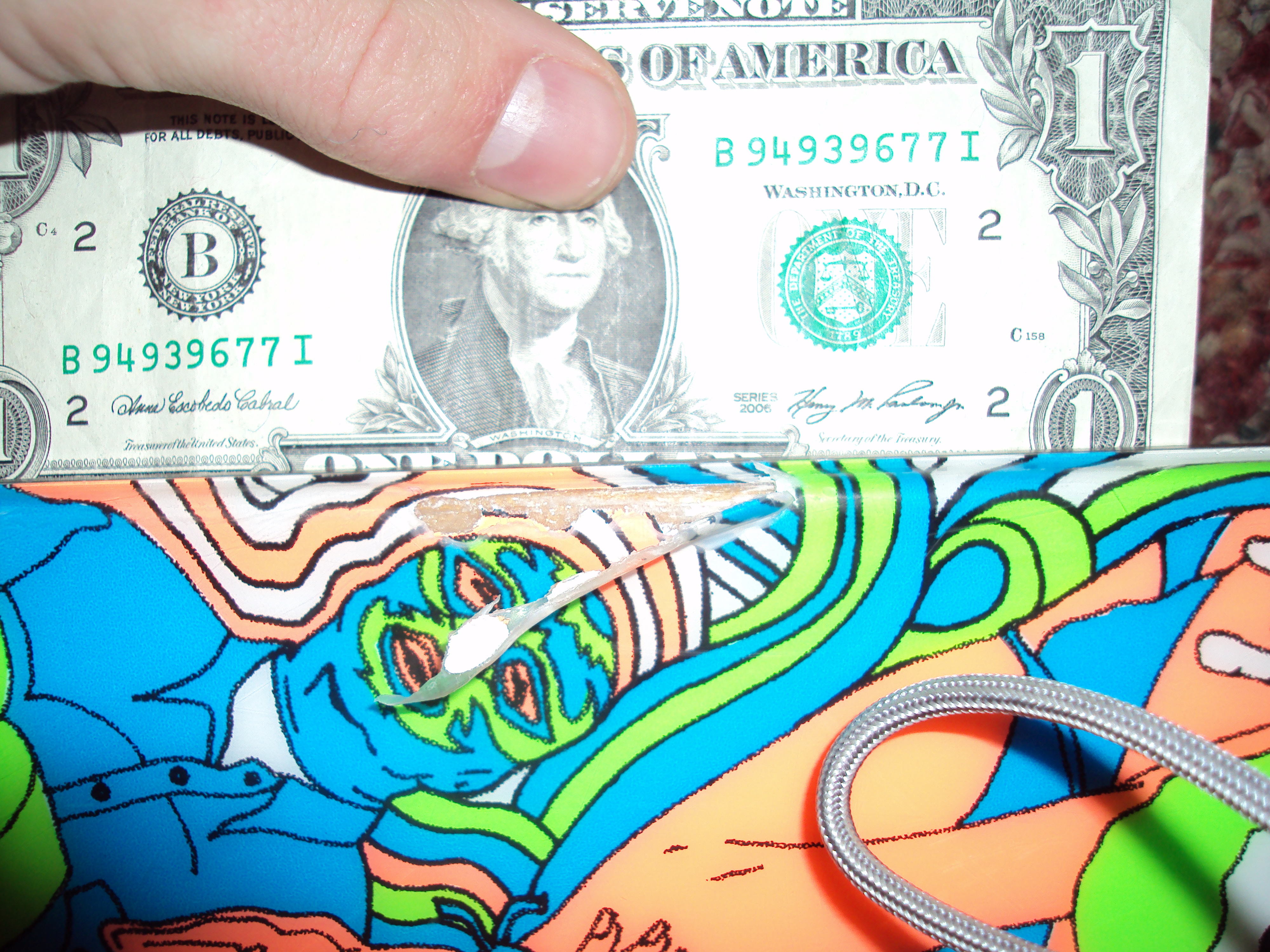 Invader chip behind the binding