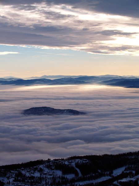 Inversion on my last run down