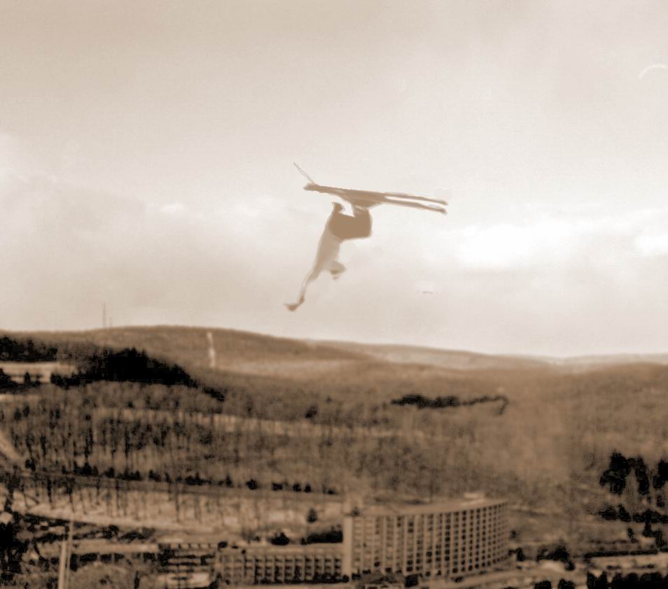 inverted 360 backflip thing, whatever that's called