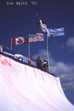 Inverted 7 at snowjam