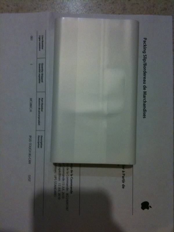 Ipod - not out of case