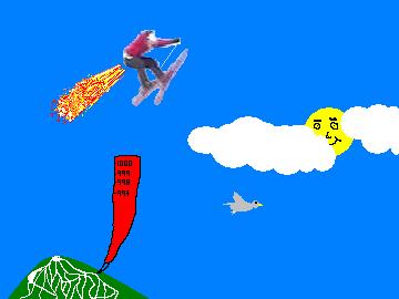 it a bird....no  it a plane...no it SUPERMAN.... NNNNNNNNOOOO      it just me